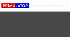 Desktop Screenshot of primulator.fi